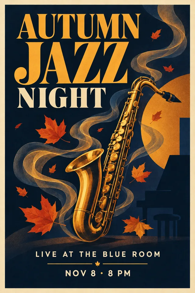 Autumn jazz night