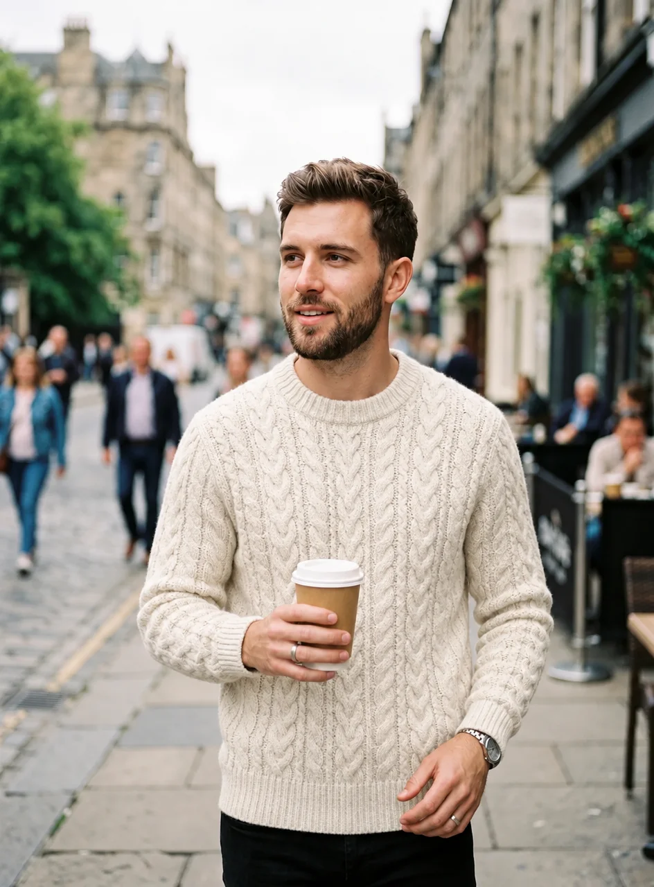 Sweater from words