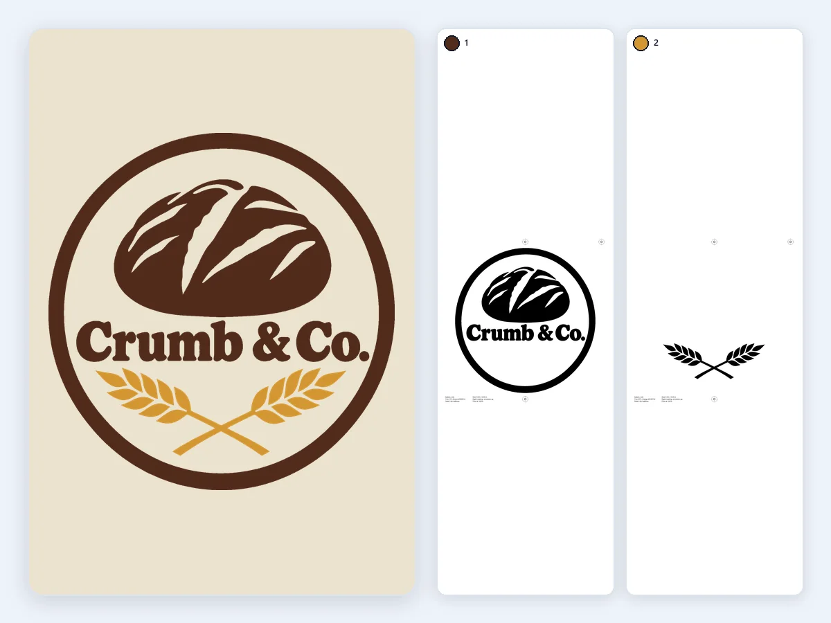 Crumb & Co. bakery tote bag