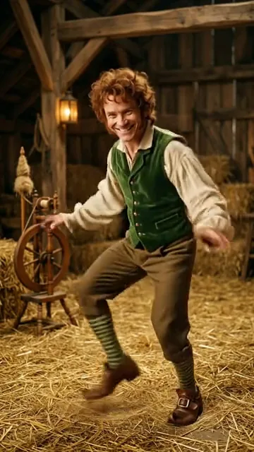 Every move of the tiptoe routine