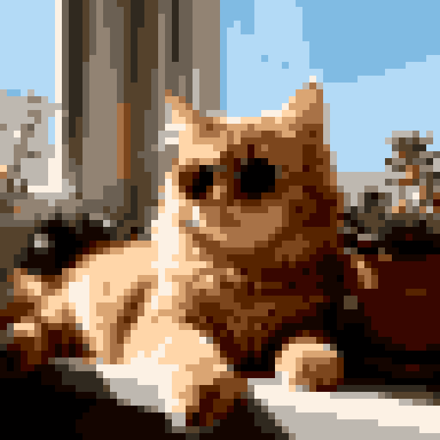 Cat in sunglasses