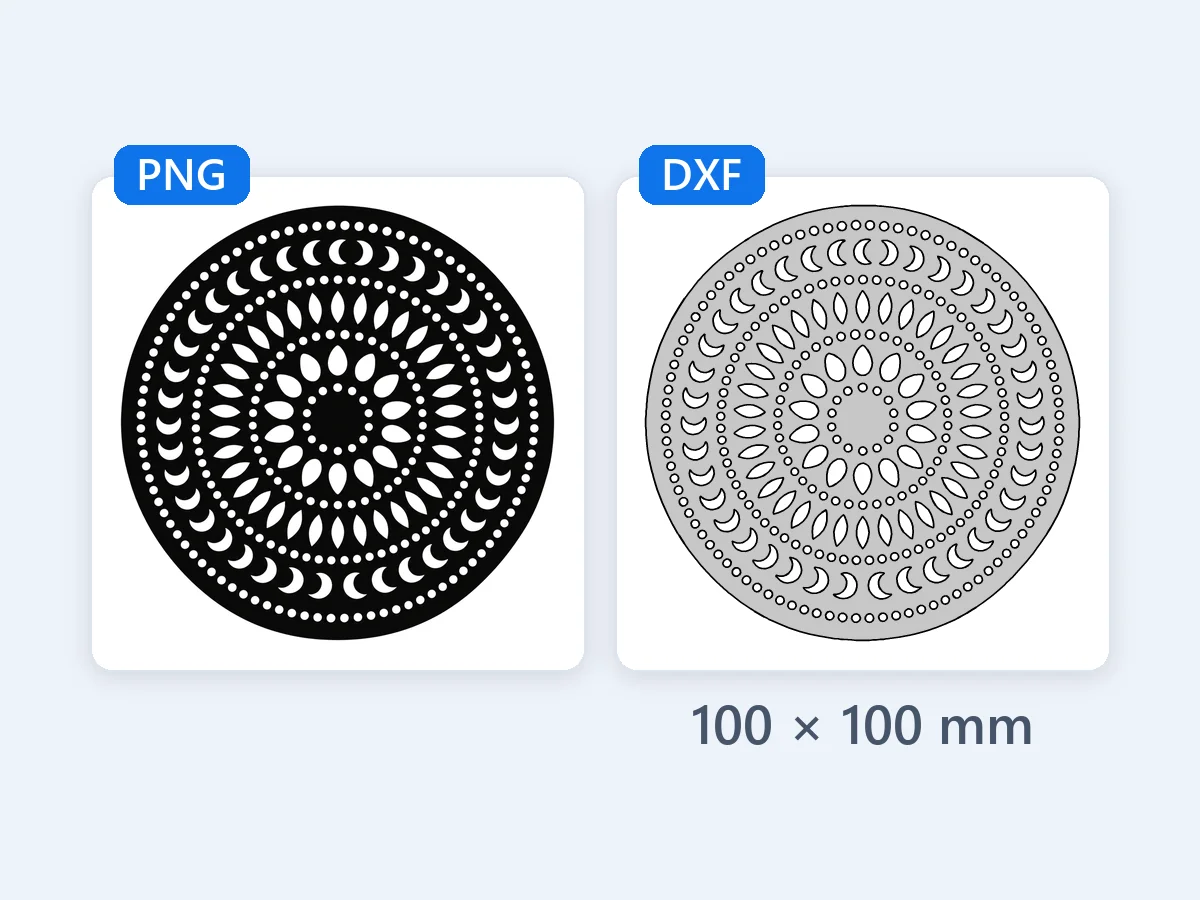 Mandala-Untersetzer