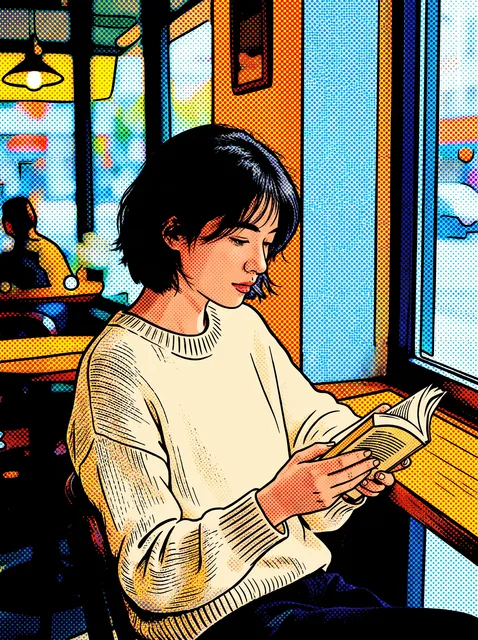 Pop art: Flat bold colors, halftone dots and strong outlines for posters and profile pictures.